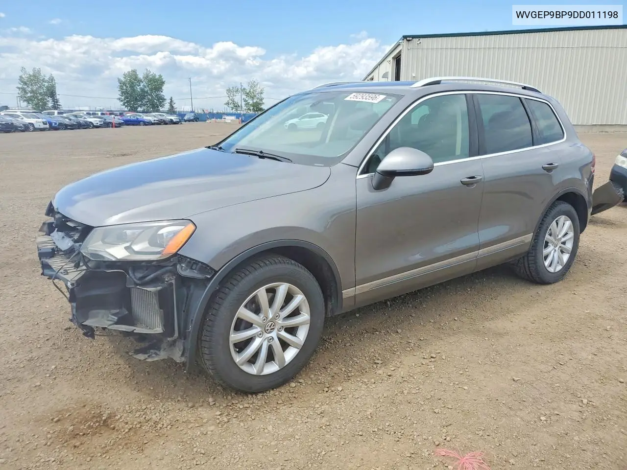 2013 Volkswagen Touareg V6 Tdi VIN: WVGEP9BP9DD011198 Lot: 59293596