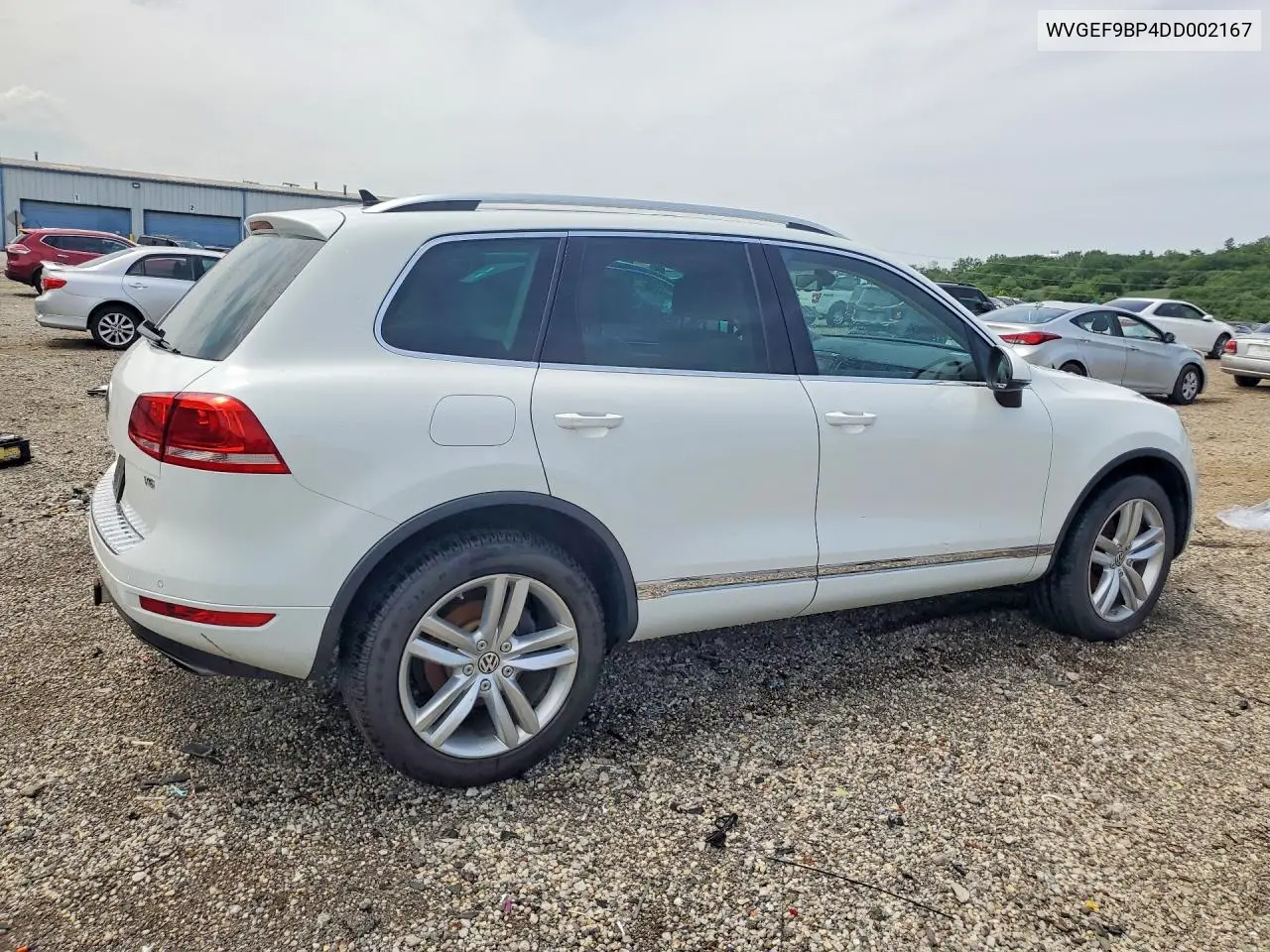 2013 Volkswagen Touareg V6 VIN: WVGEF9BP4DD002167 Lot: 59870406