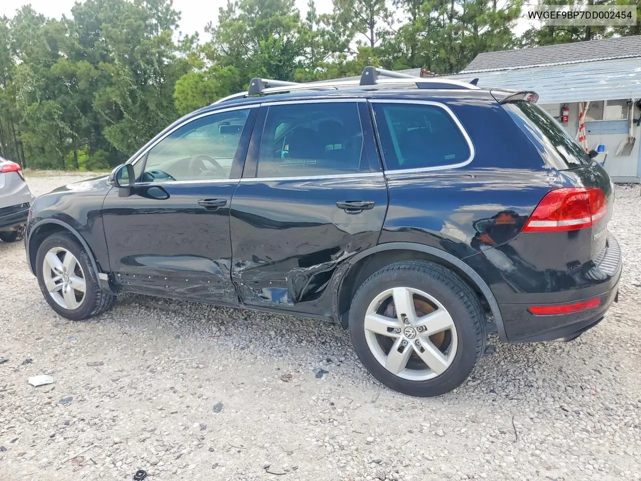 2013 Volkswagen Touareg V6 VIN: WVGEF9BP7DD002454 Lot: 60092996