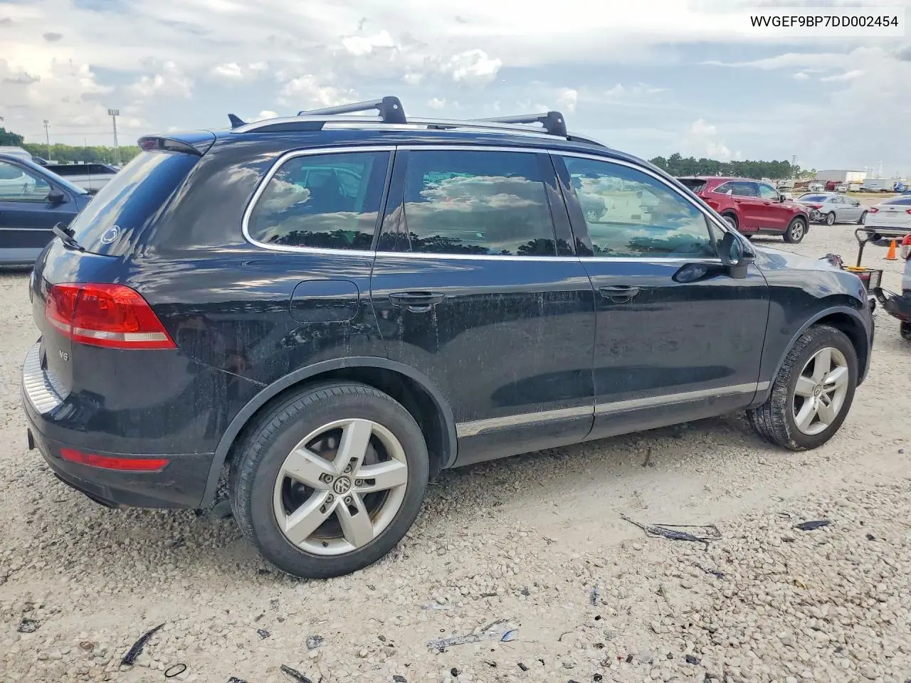 2013 Volkswagen Touareg V6 VIN: WVGEF9BP7DD002454 Lot: 60092996