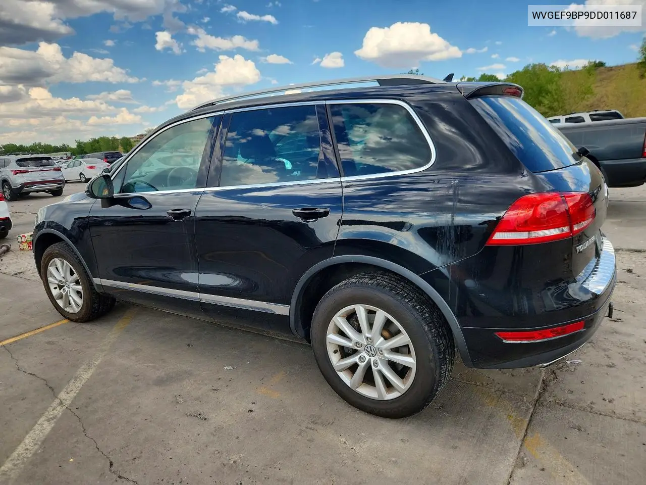 2013 Volkswagen Touareg V6 VIN: WVGEF9BP9DD011687 Lot: 61977416