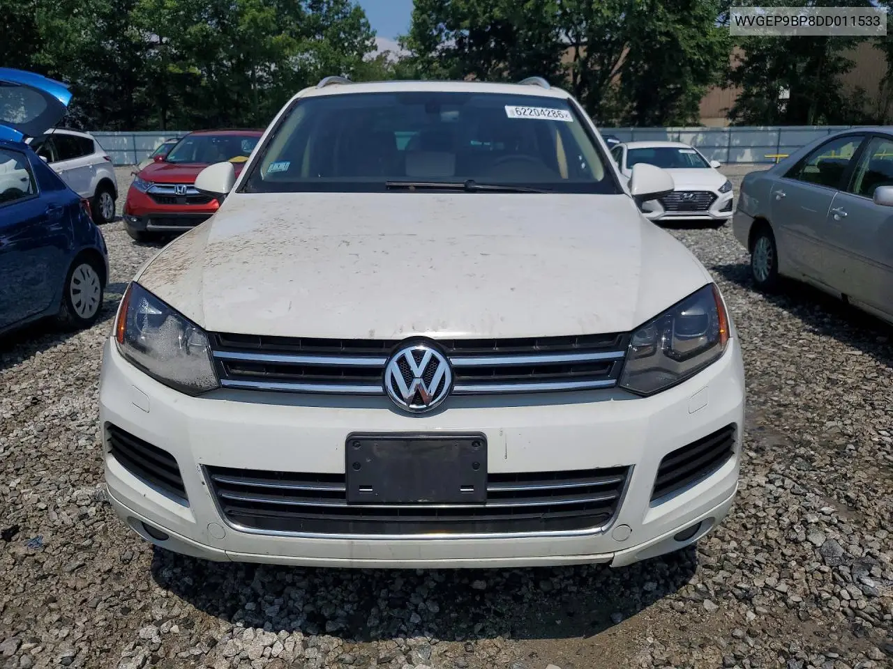 2013 Volkswagen Touareg V6 Tdi VIN: WVGEP9BP8DD011533 Lot: 62204286