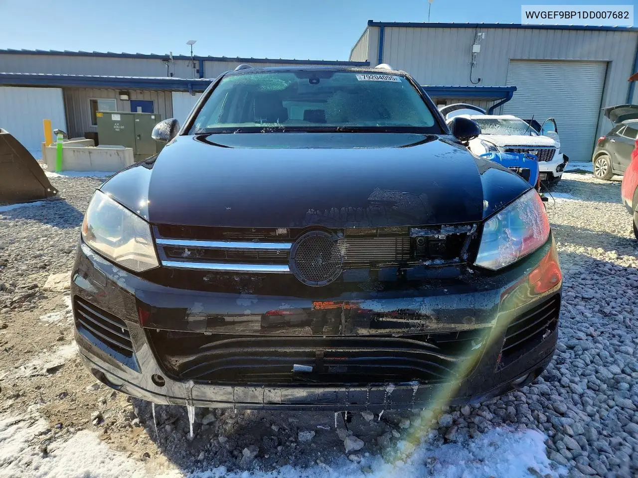 2013 Volkswagen Touareg V6 VIN: WVGEF9BP1DD007682 Lot: 79204095