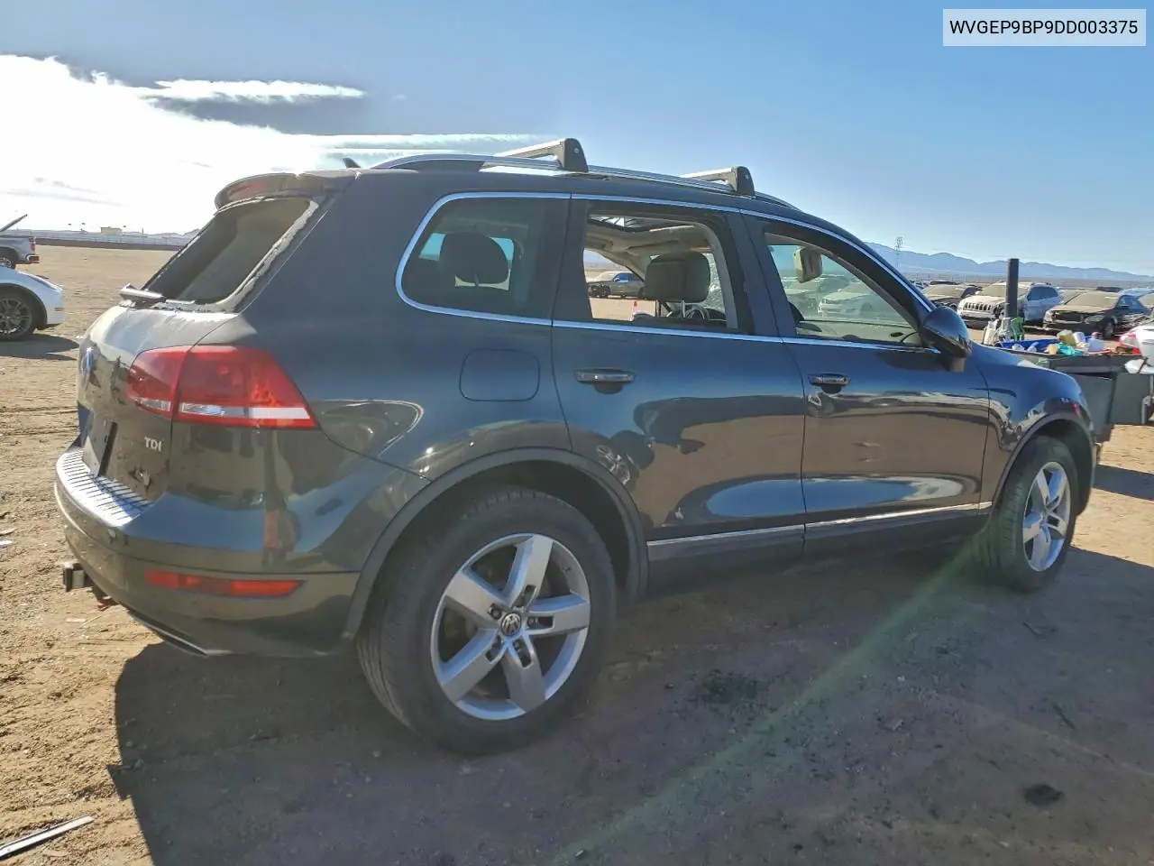 2013 Volkswagen Touareg V6 Tdi VIN: WVGEP9BP9DD003375 Lot: 96522415