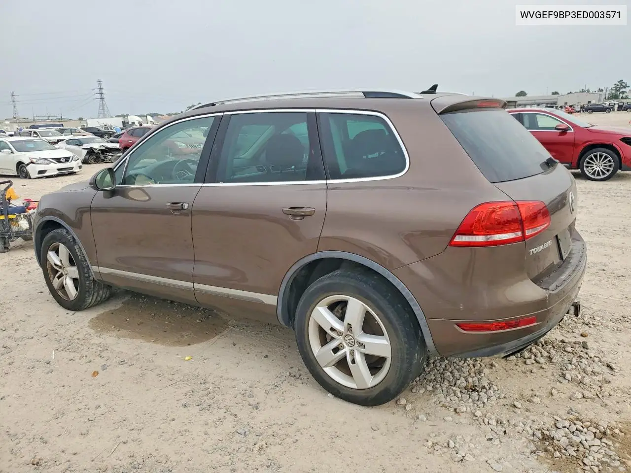 2014 Volkswagen Touareg V6 VIN: WVGEF9BP3ED003571 Lot: 51461586