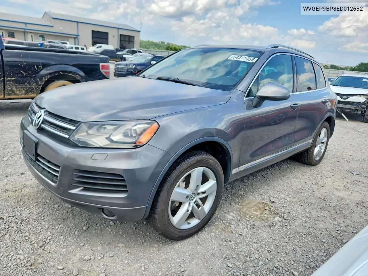 2014 Volkswagen Touareg V6 Tdi VIN: WVGEP9BP8ED012652 Lot: 54311456