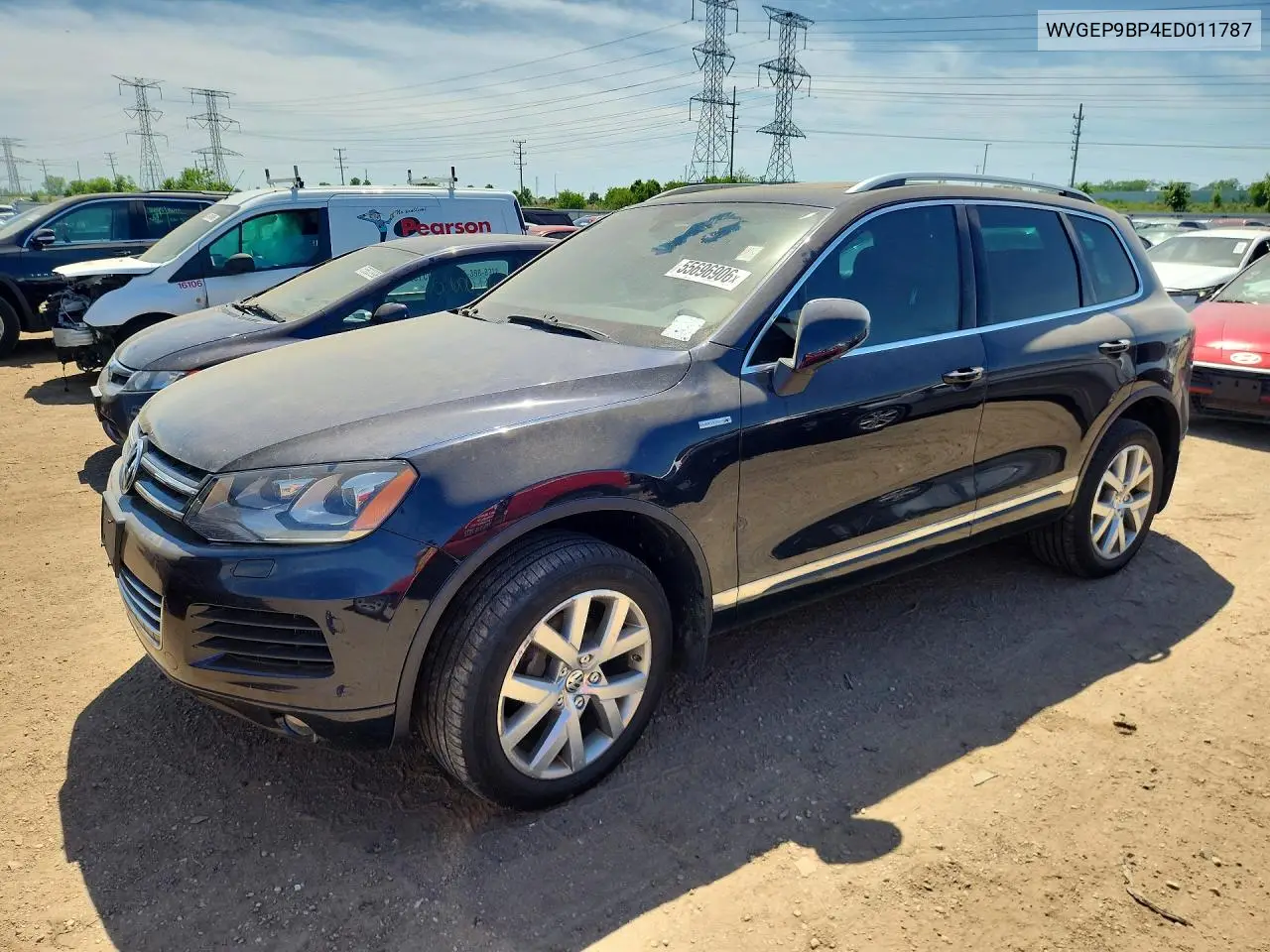 2014 Volkswagen Touareg V6 Tdi VIN: WVGEP9BP4ED011787 Lot: 55696906