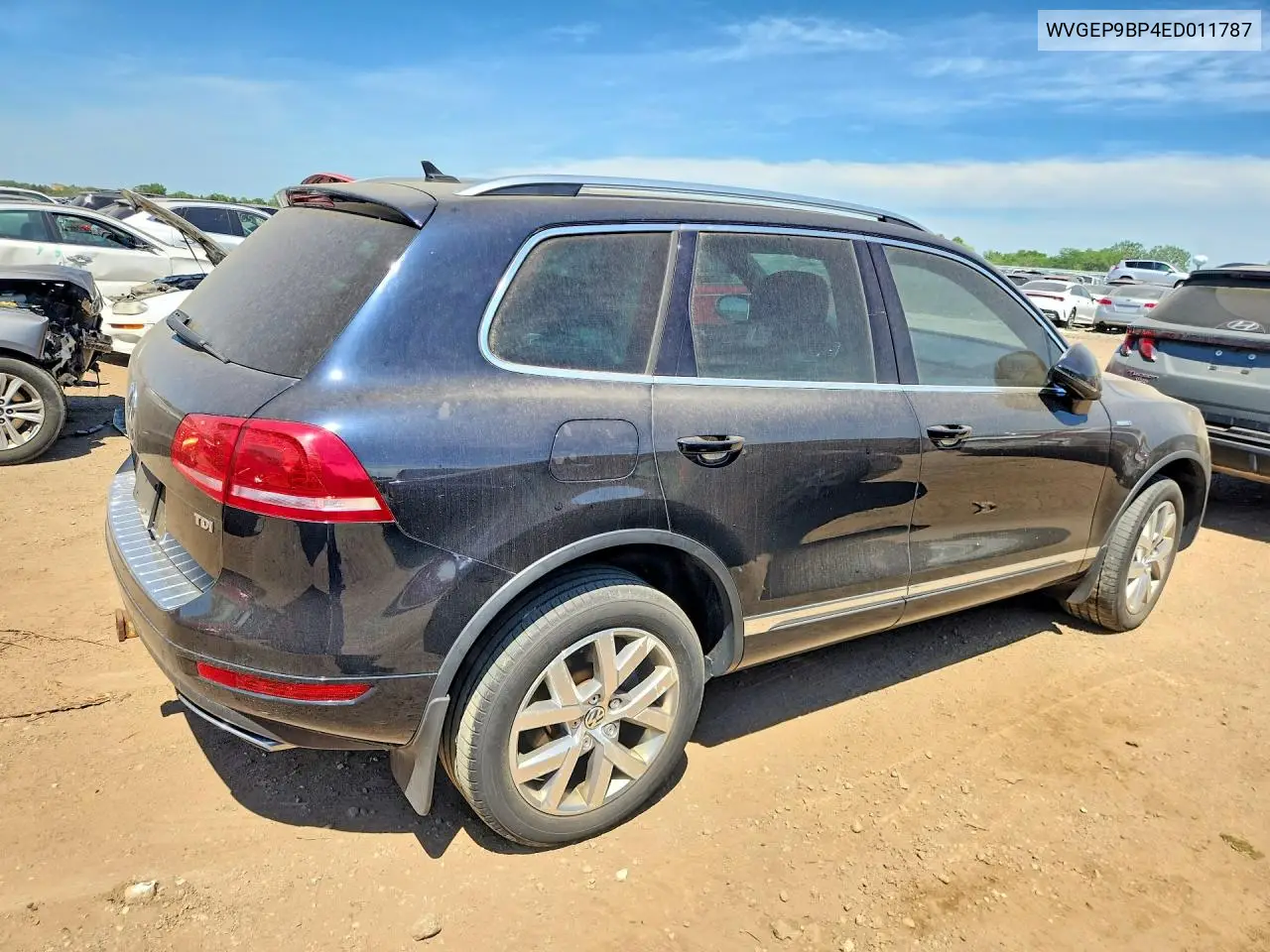 2014 Volkswagen Touareg V6 Tdi VIN: WVGEP9BP4ED011787 Lot: 55696906