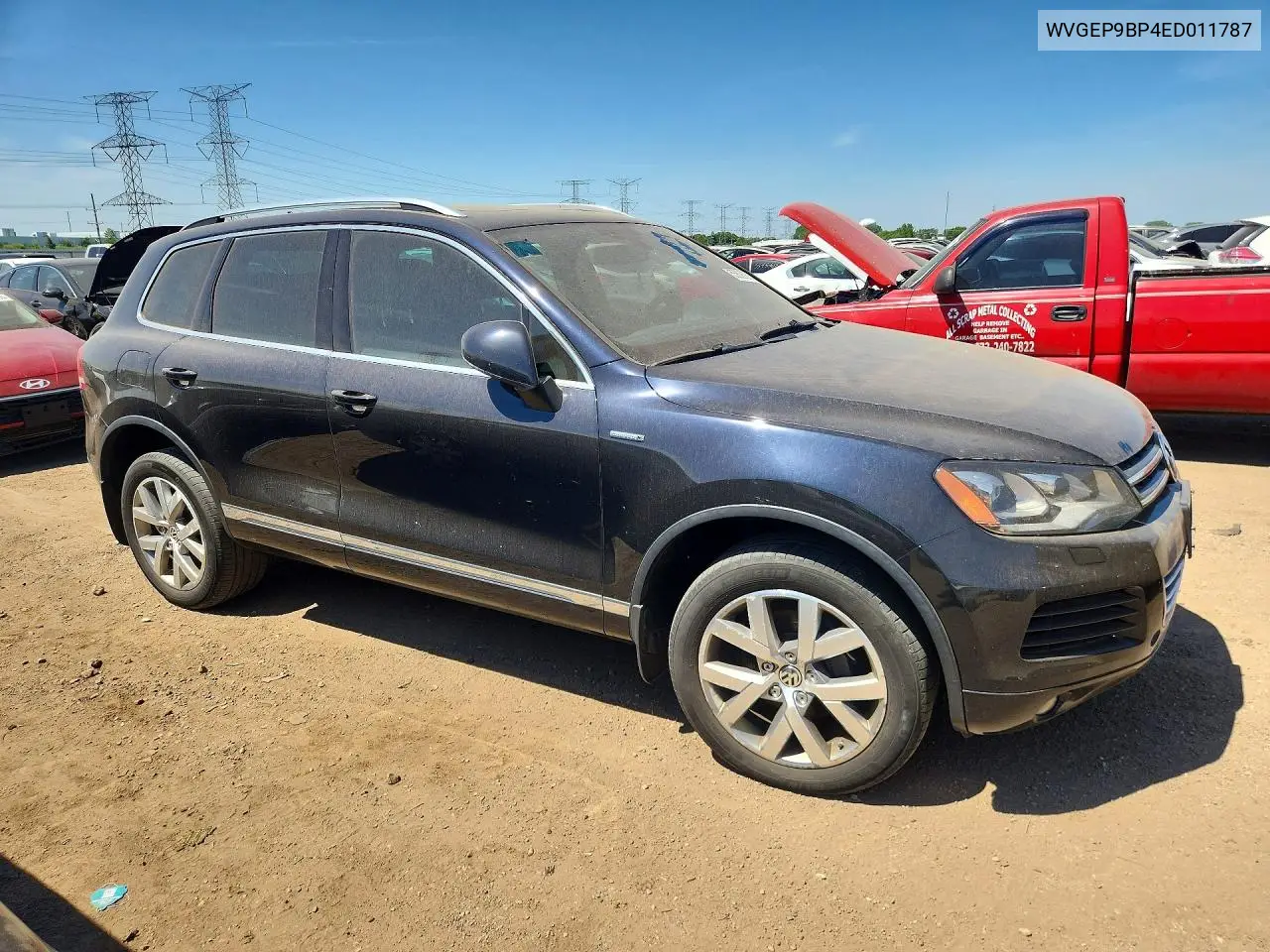 2014 Volkswagen Touareg V6 Tdi VIN: WVGEP9BP4ED011787 Lot: 55696906