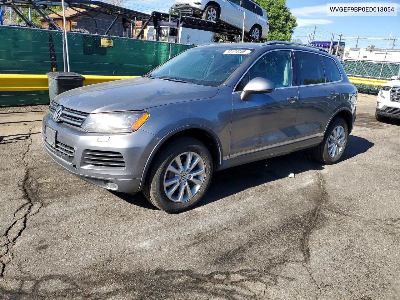 2014 Volkswagen Touareg V6 VIN: WVGEF9BP0ED013054 Lot: 57474066
