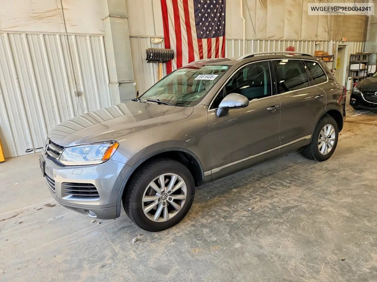 2014 Volkswagen Touareg V6 VIN: WVGEF9BP9ED004241 Lot: 59816406