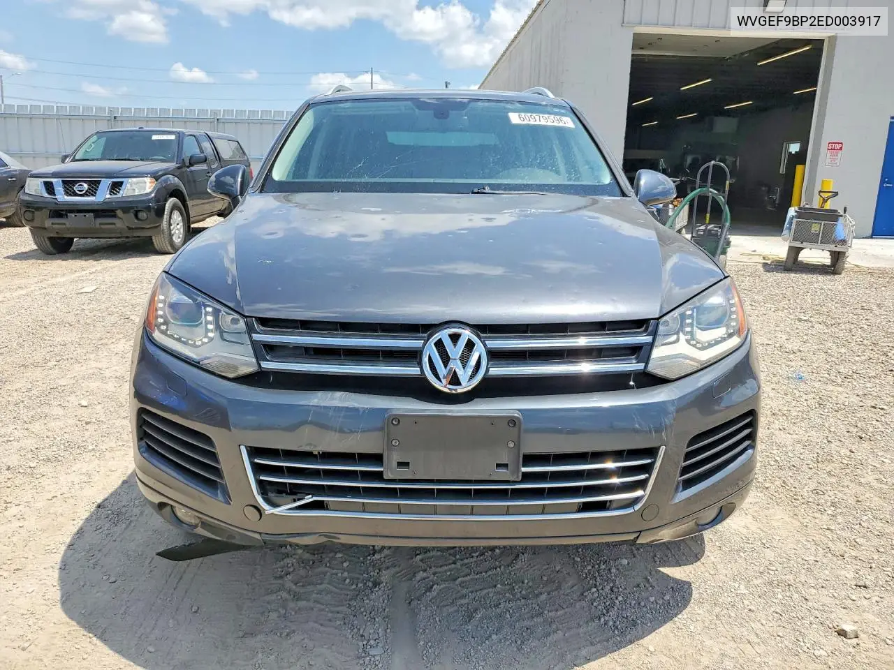 2014 Volkswagen Touareg V6 VIN: WVGEF9BP2ED003917 Lot: 60979596