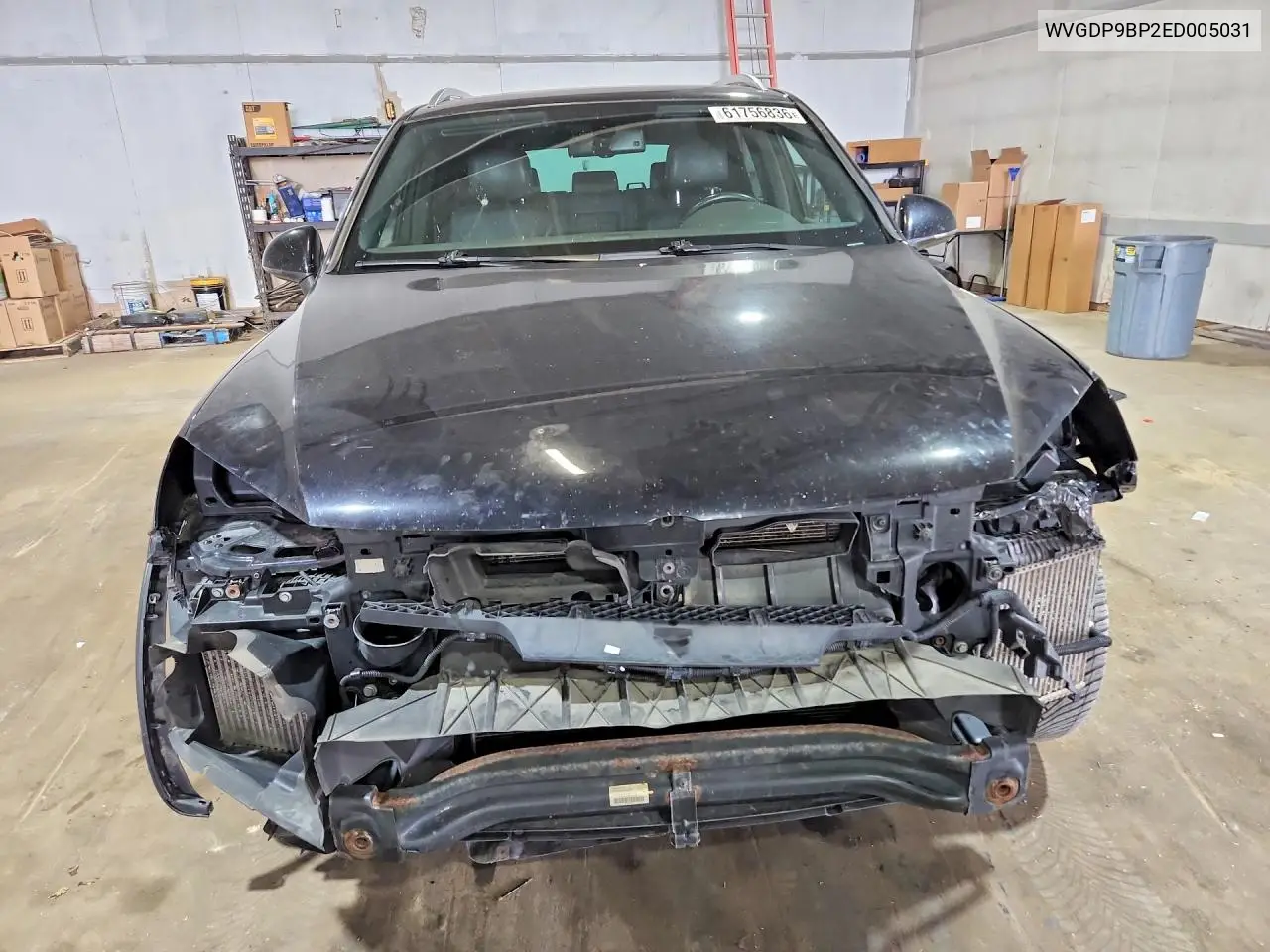 2014 Volkswagen Touareg Tdi VIN: WVGDP9BP2ED005031 Lot: 61756836