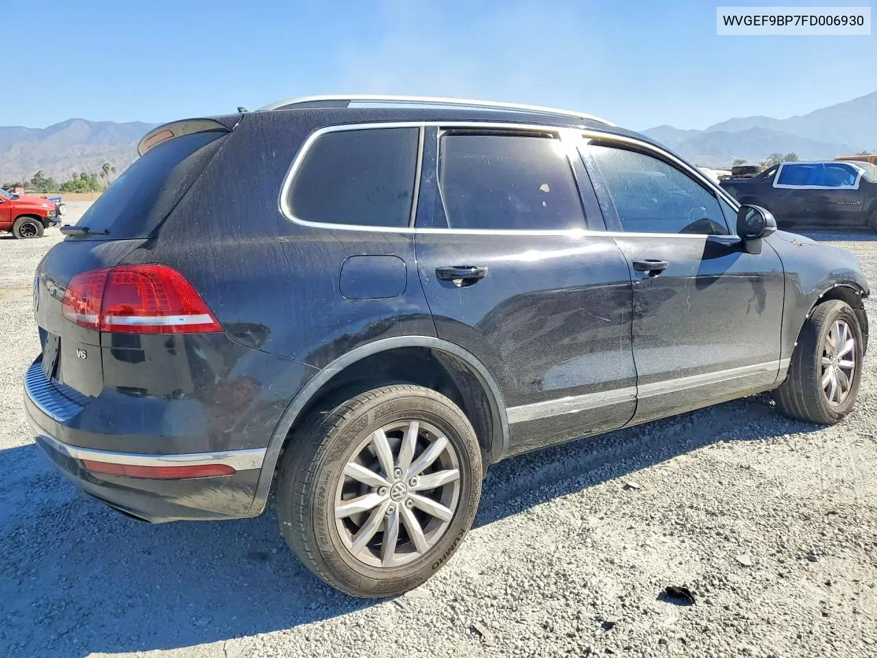 2015 Volkswagen Touareg V6 VIN: WVGEF9BP7FD006930 Lot: 47129056