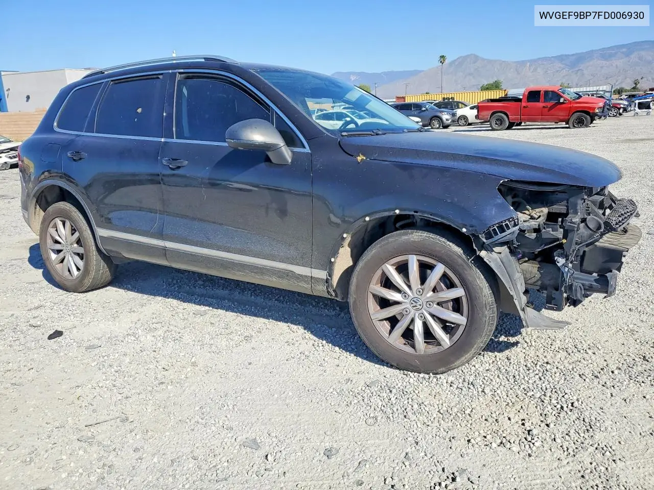 2015 Volkswagen Touareg V6 VIN: WVGEF9BP7FD006930 Lot: 47129056