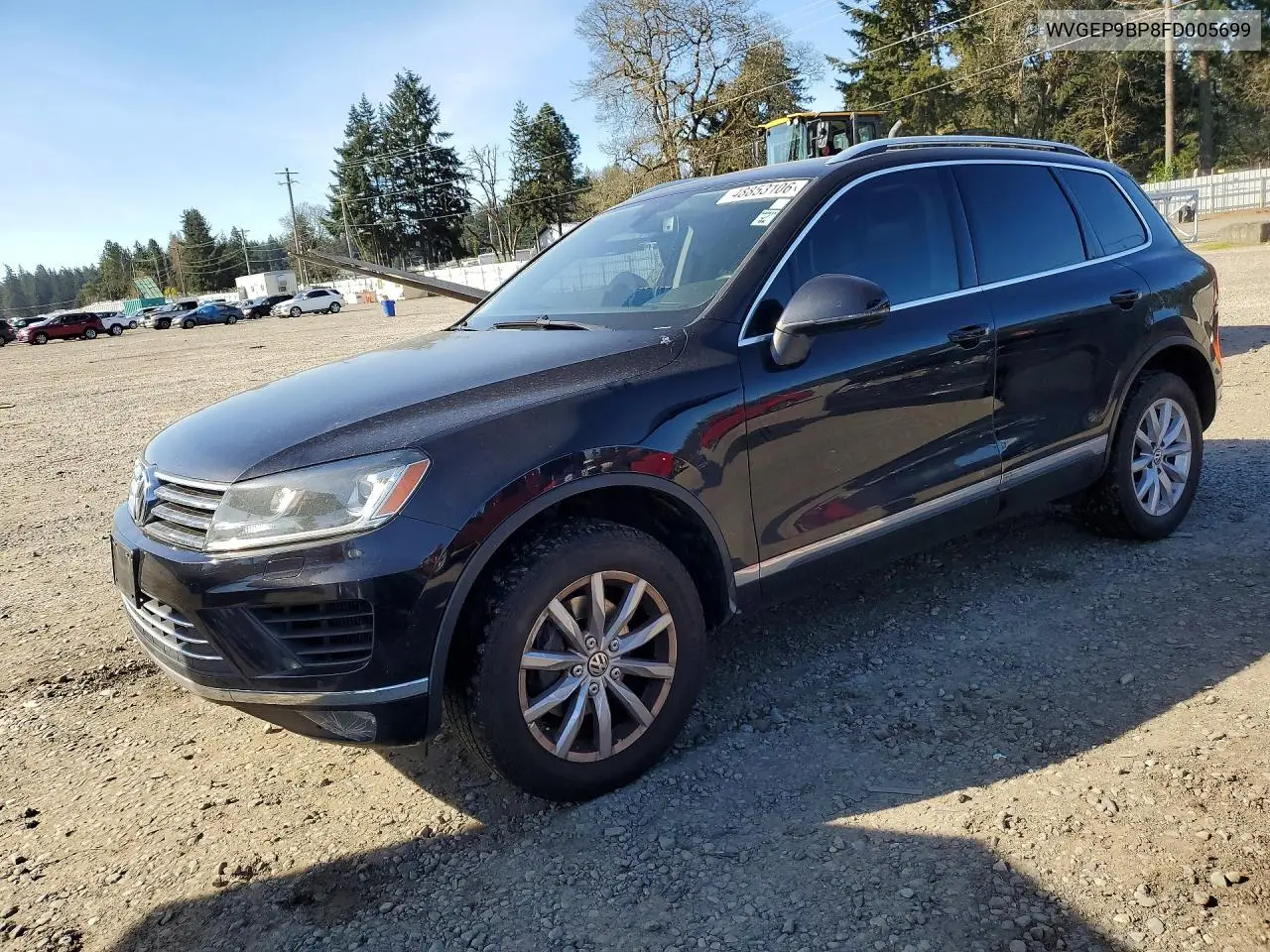2015 Volkswagen Touareg V6 Tdi VIN: WVGEP9BP8FD005699 Lot: 48853106