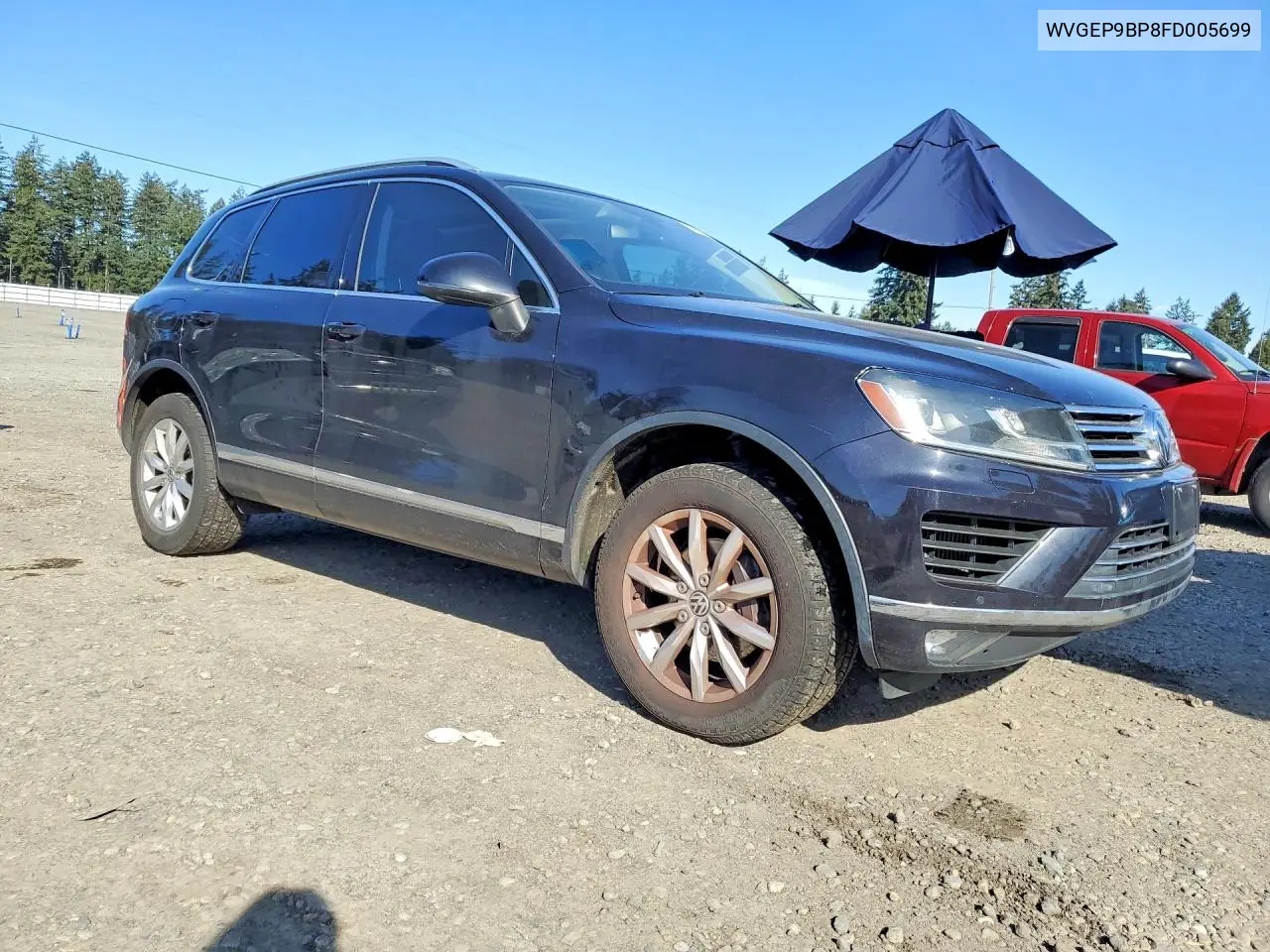 2015 Volkswagen Touareg V6 Tdi VIN: WVGEP9BP8FD005699 Lot: 48853106