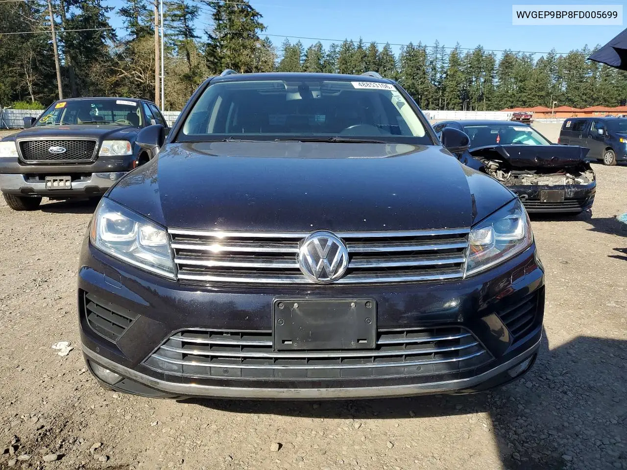 2015 Volkswagen Touareg V6 Tdi VIN: WVGEP9BP8FD005699 Lot: 48853106