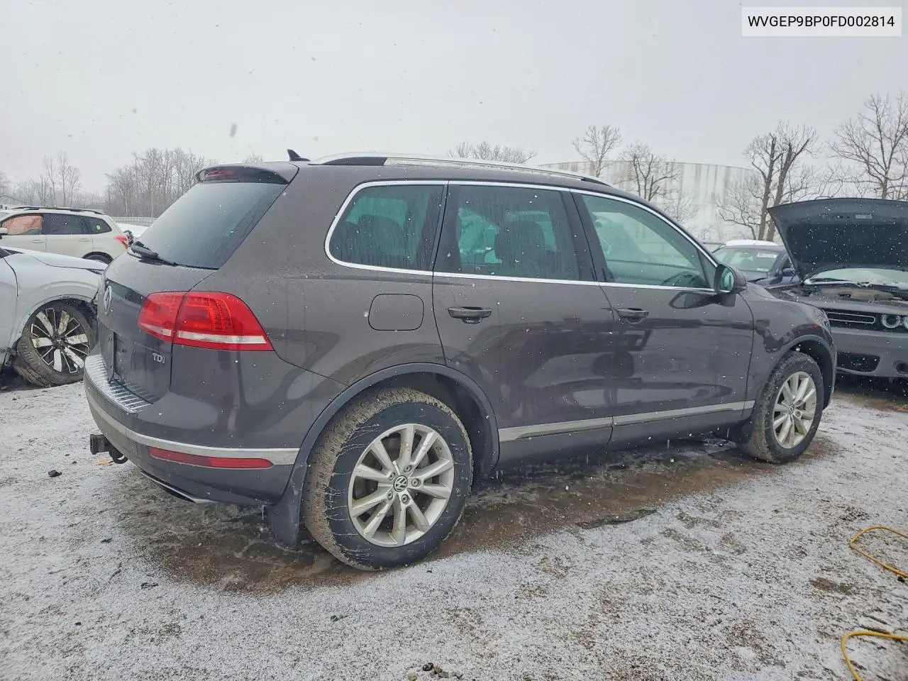 2015 Volkswagen Touareg V6 Tdi VIN: WVGEP9BP0FD002814 Lot: 59209446