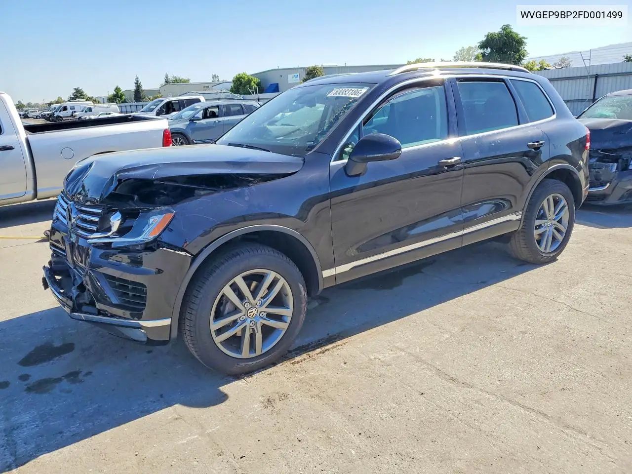2015 Volkswagen Touareg V6 Tdi VIN: WVGEP9BP2FD001499 Lot: 60083186