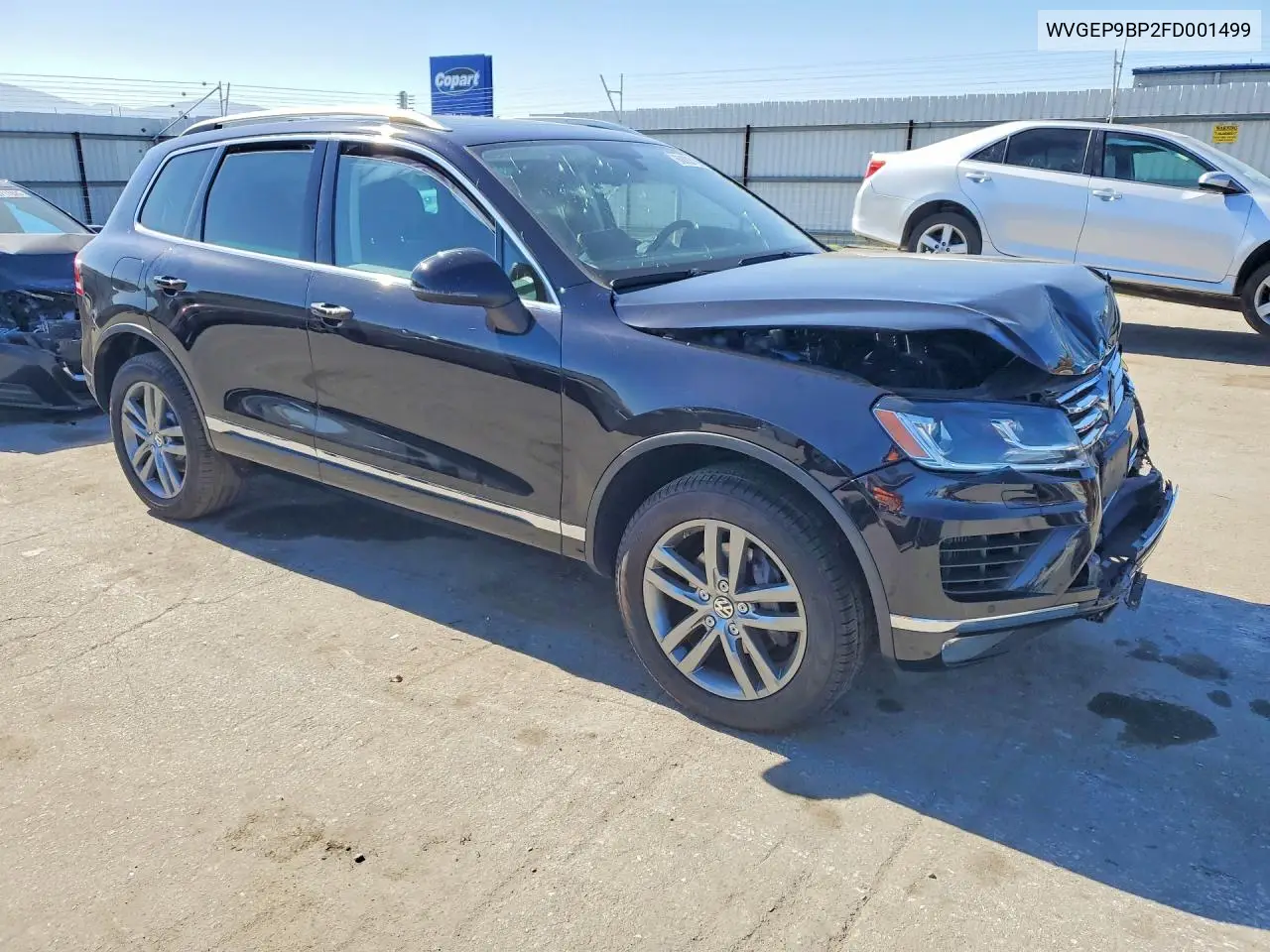 2015 Volkswagen Touareg V6 Tdi VIN: WVGEP9BP2FD001499 Lot: 60083186