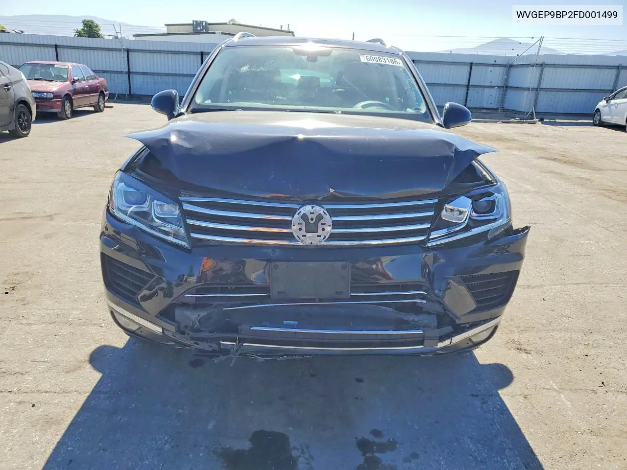 2015 Volkswagen Touareg V6 Tdi VIN: WVGEP9BP2FD001499 Lot: 60083186