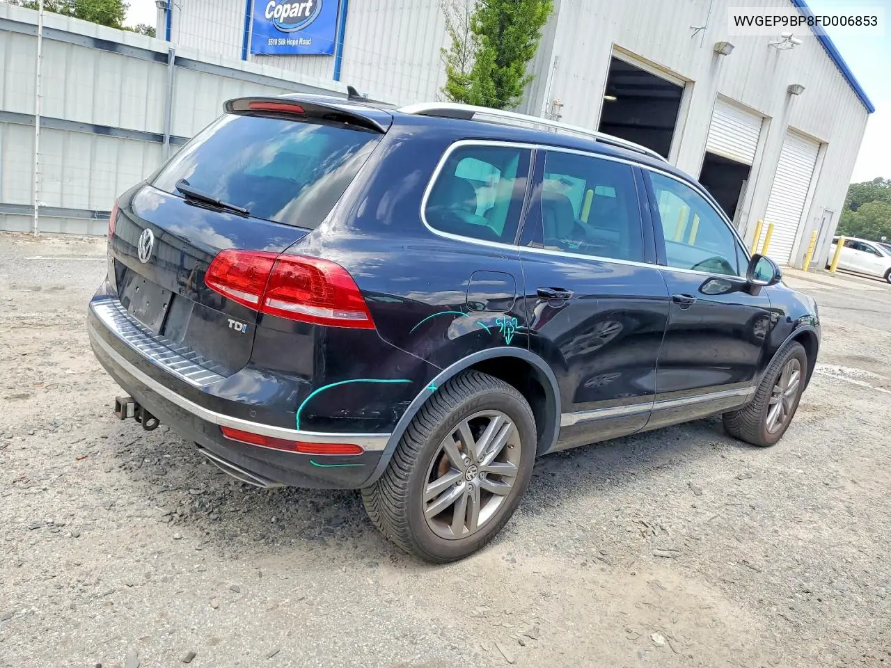 2015 Volkswagen Touareg V6 Tdi VIN: WVGEP9BP8FD006853 Lot: 61362706