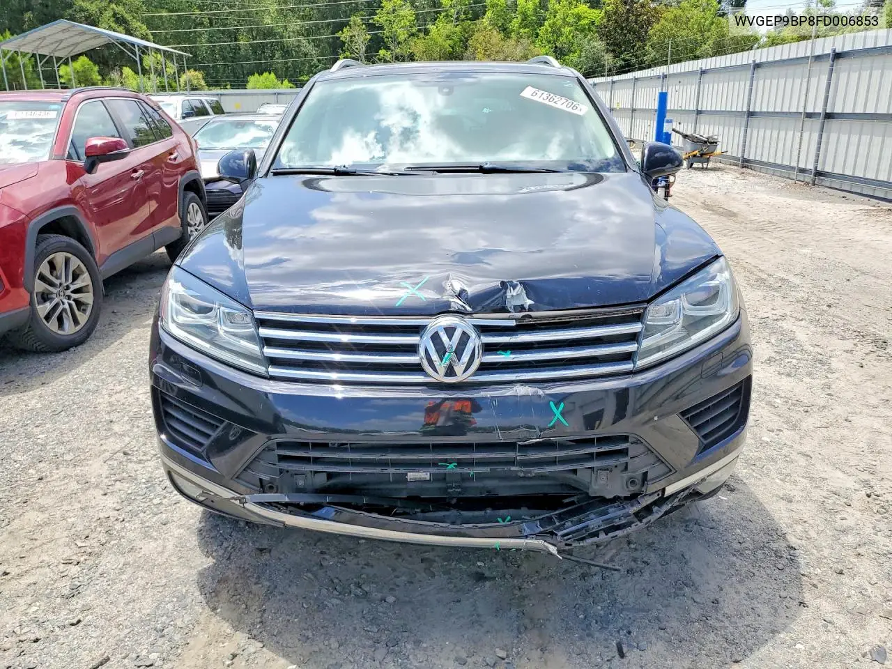 2015 Volkswagen Touareg V6 Tdi VIN: WVGEP9BP8FD006853 Lot: 61362706