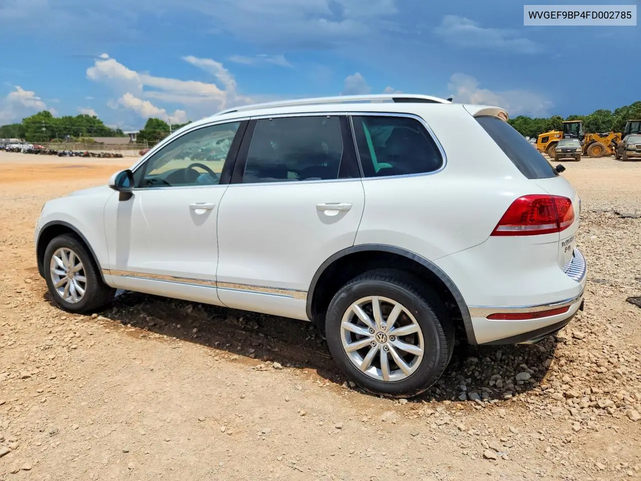 2015 Volkswagen Touareg V6 VIN: WVGEF9BP4FD002785 Lot: 61528886