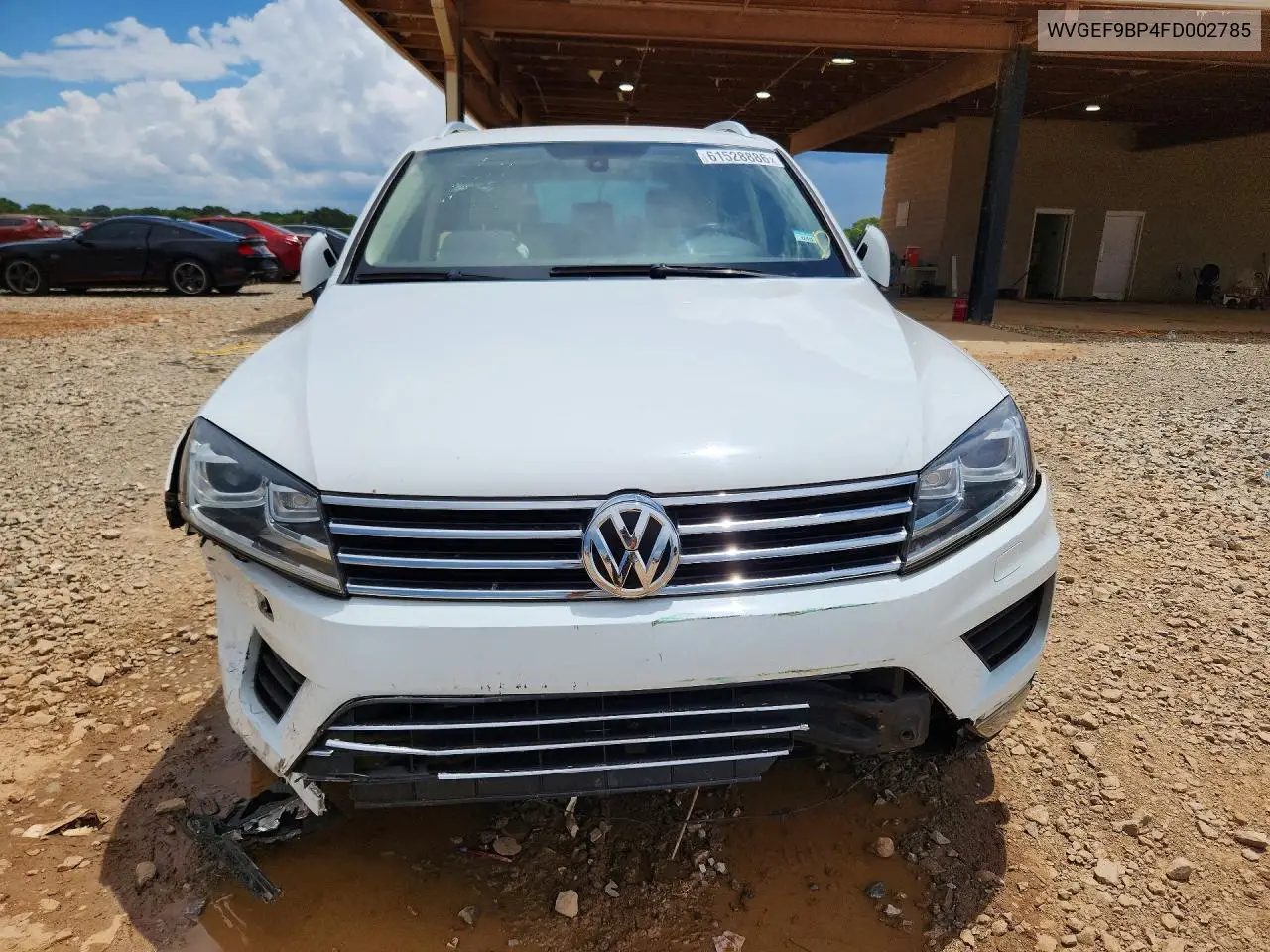2015 Volkswagen Touareg V6 VIN: WVGEF9BP4FD002785 Lot: 61528886