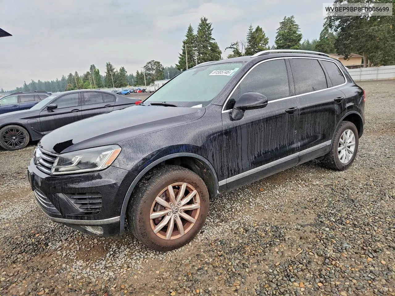 2015 Volkswagen Touareg V6 Tdi VIN: WVGEP9BP8FD005699 Lot: 61585746