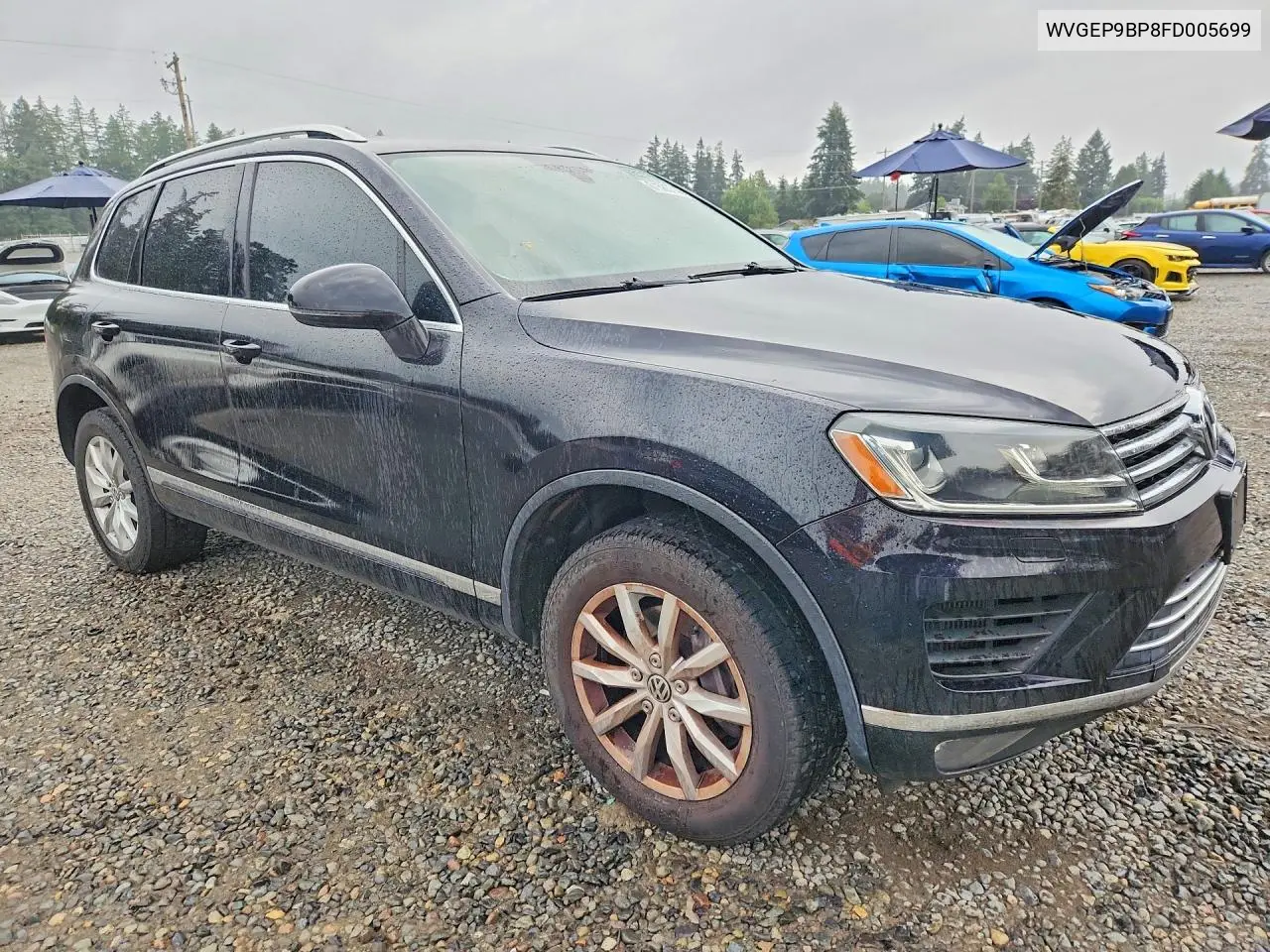 2015 Volkswagen Touareg V6 Tdi VIN: WVGEP9BP8FD005699 Lot: 61585746