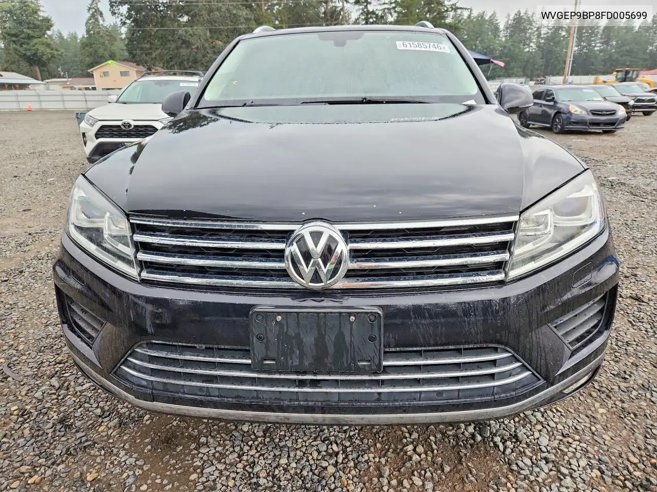 2015 Volkswagen Touareg V6 Tdi VIN: WVGEP9BP8FD005699 Lot: 61585746