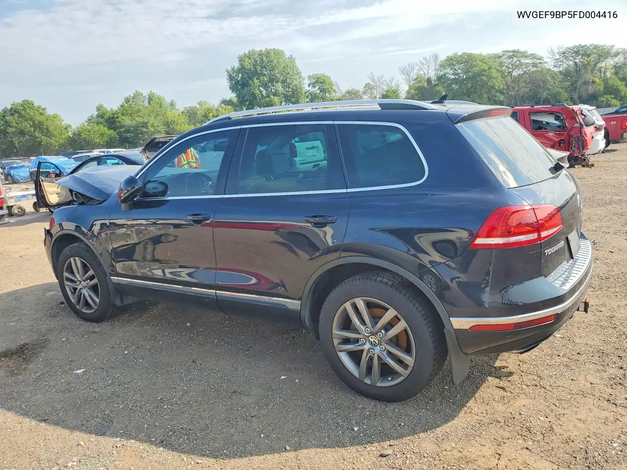 2015 Volkswagen Touareg V6 VIN: WVGEF9BP5FD004416 Lot: 62287626