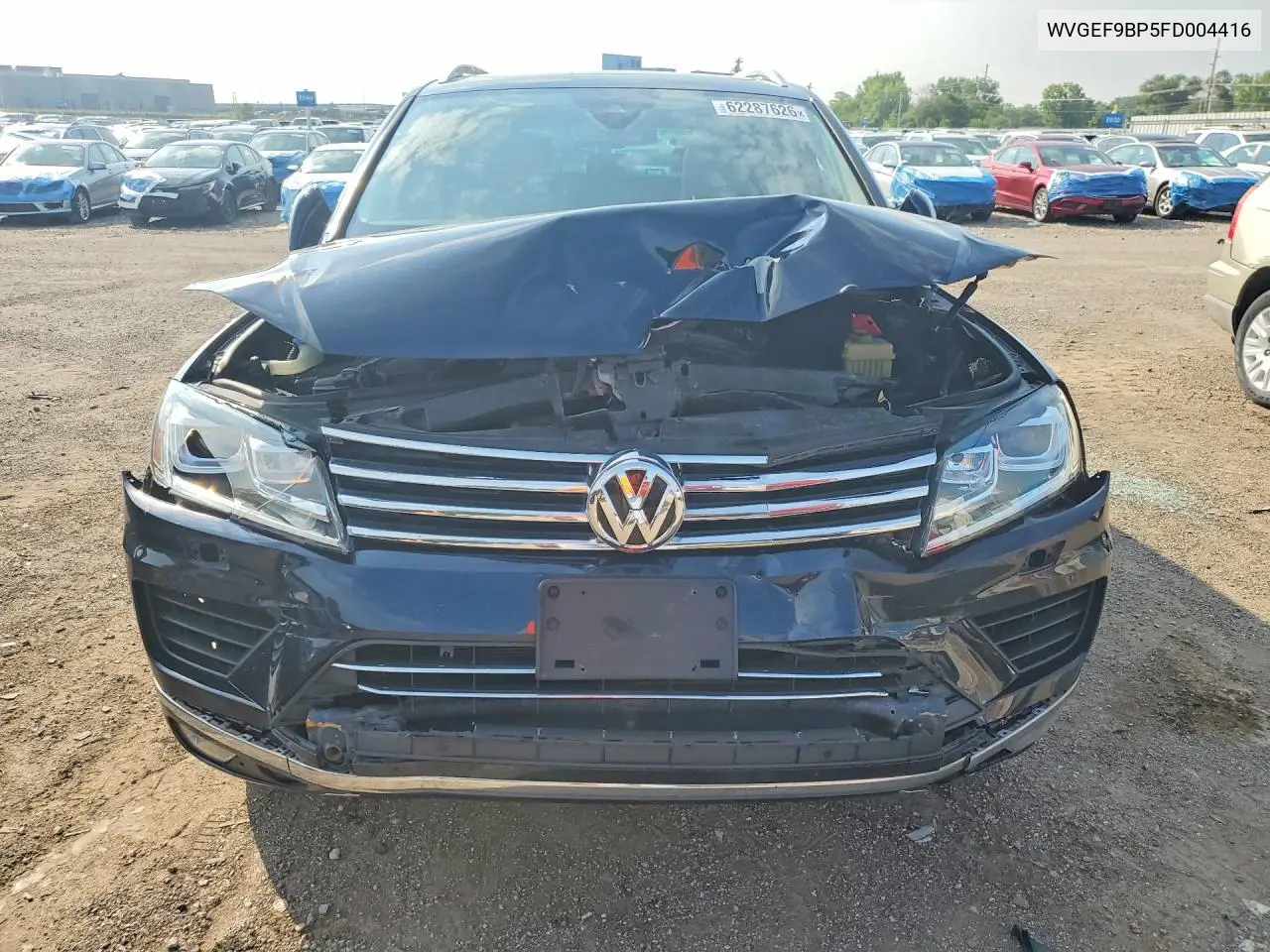 2015 Volkswagen Touareg V6 VIN: WVGEF9BP5FD004416 Lot: 62287626