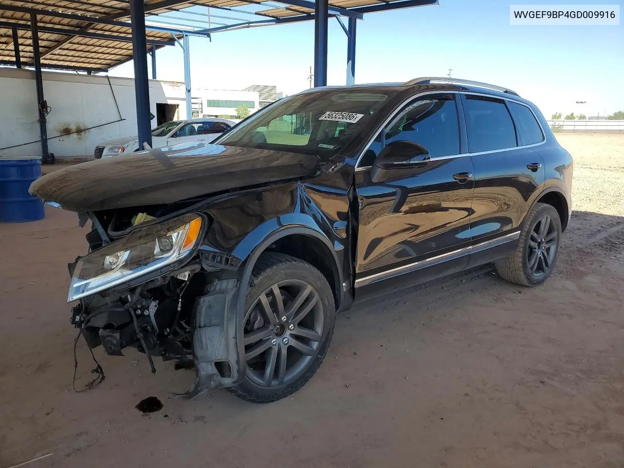 2016 Volkswagen Touareg Sport VIN: WVGEF9BP4GD009916 Lot: 56325086