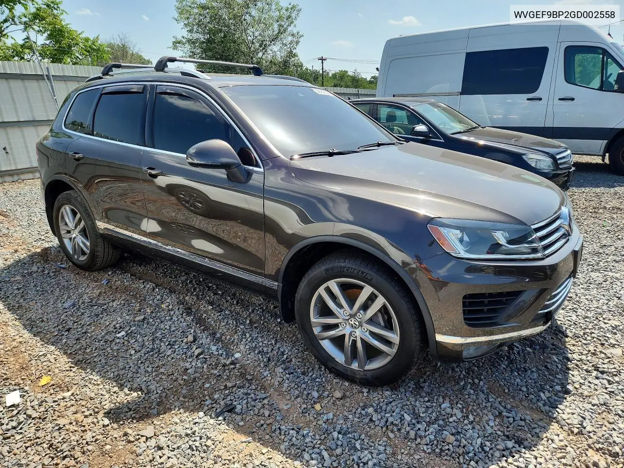 2016 Volkswagen Touareg Sport VIN: WVGEF9BP2GD002558 Lot: 59166836