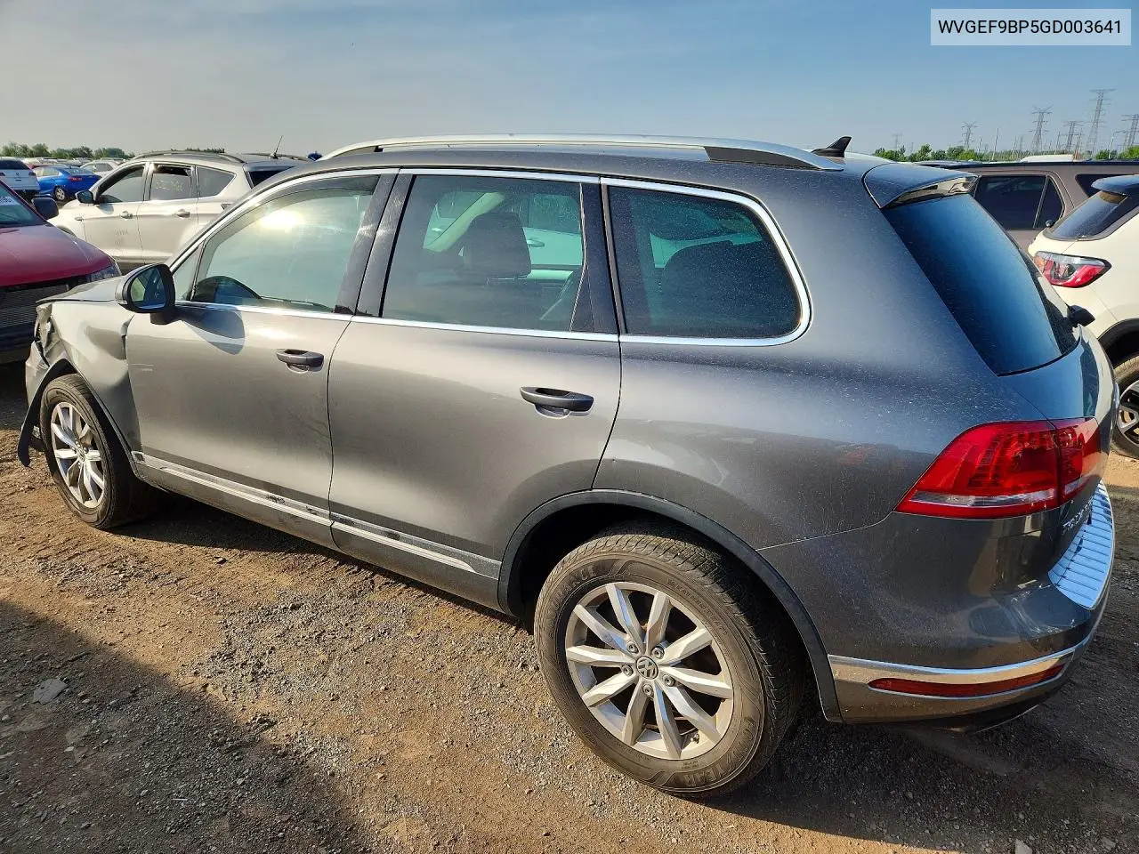 2016 Volkswagen Touareg Sport VIN: WVGEF9BP5GD003641 Lot: 59732856