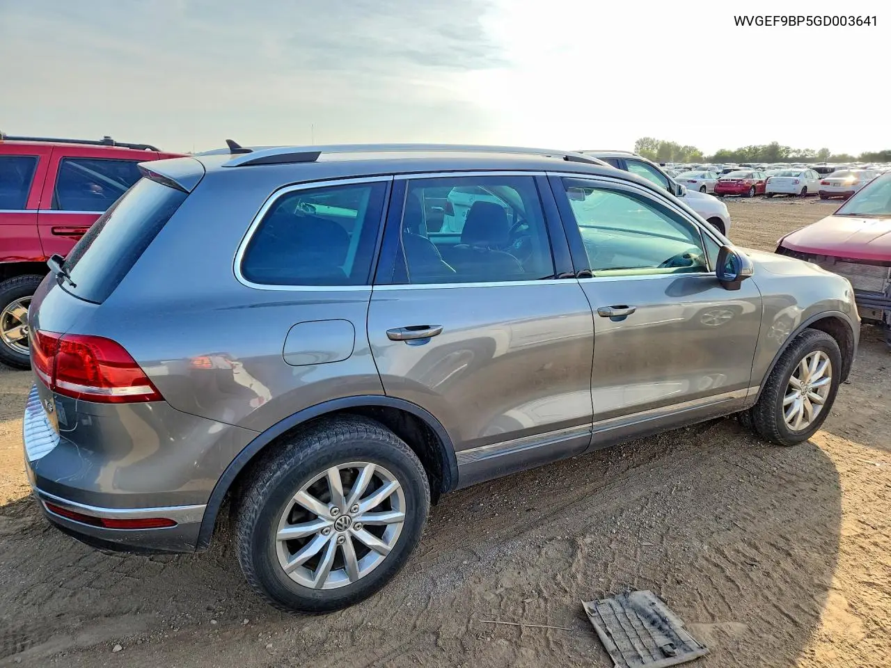 2016 Volkswagen Touareg Sport VIN: WVGEF9BP5GD003641 Lot: 59732856