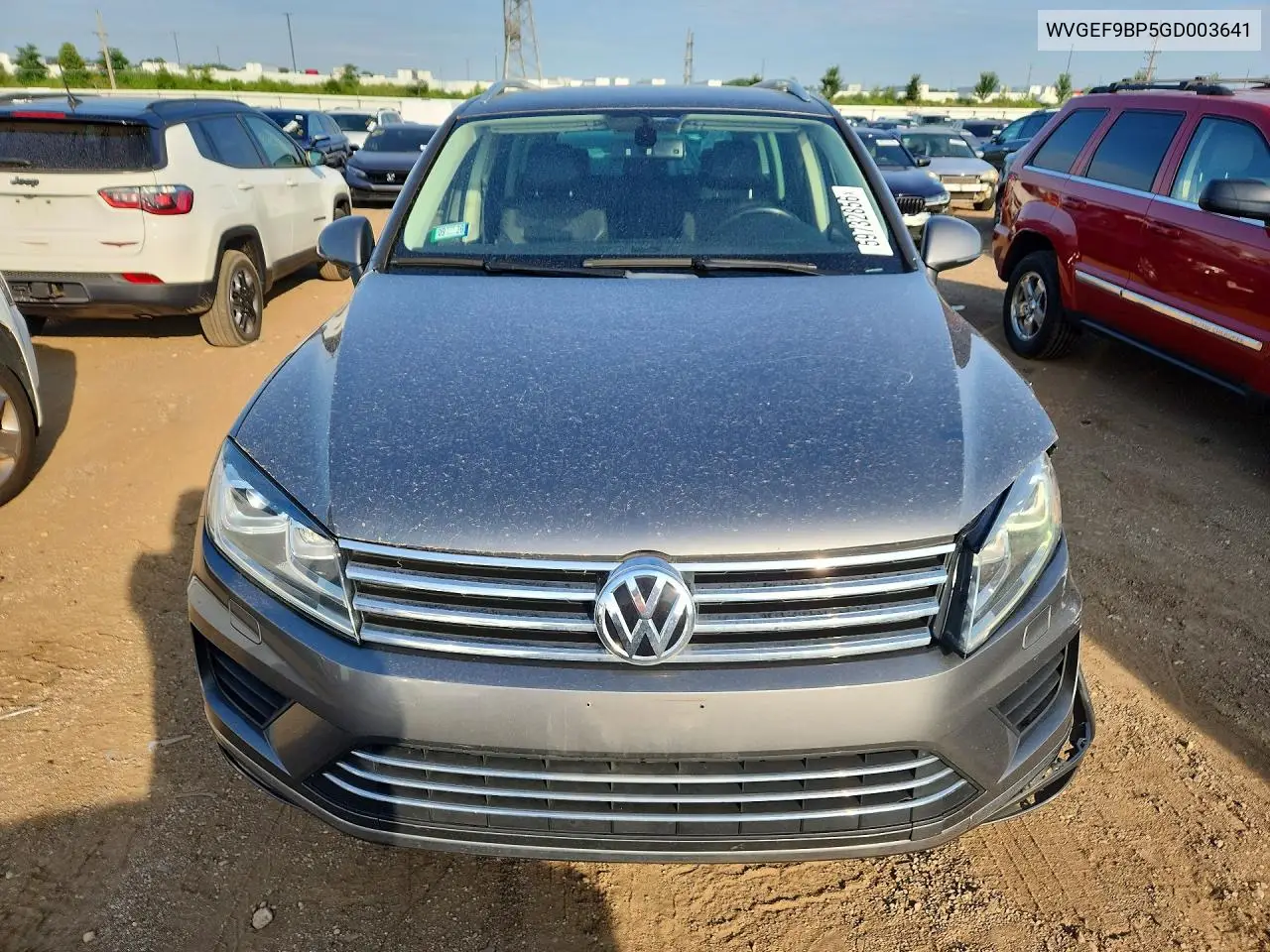 2016 Volkswagen Touareg Sport VIN: WVGEF9BP5GD003641 Lot: 59732856