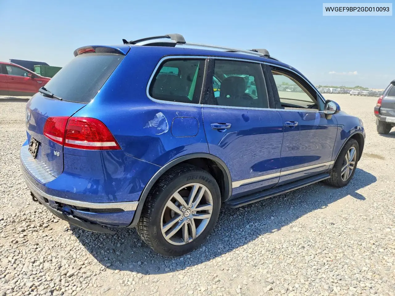2016 Volkswagen Touareg Sport VIN: WVGEF9BP2GD010093 Lot: 60764866