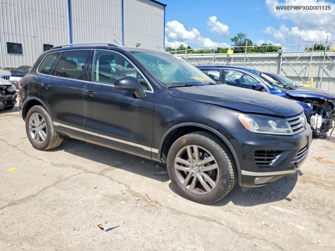 2016 Volkswagen Touareg Sport VIN: WVGEF9BPXGD001125 Lot: 61174166