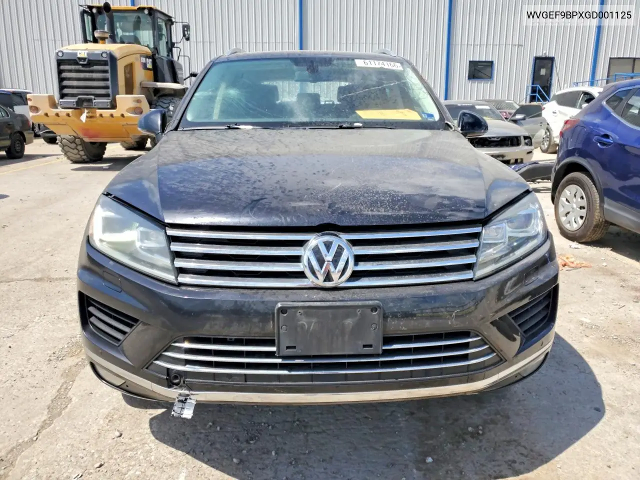 2016 Volkswagen Touareg Sport VIN: WVGEF9BPXGD001125 Lot: 61174166