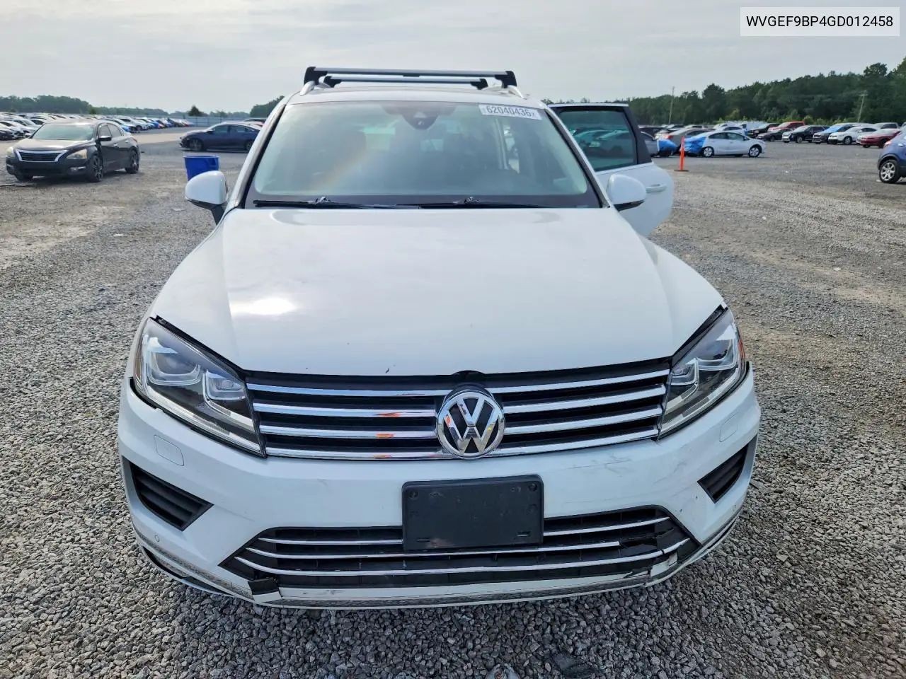 2016 Volkswagen Touareg Sport VIN: WVGEF9BP4GD012458 Lot: 62040436