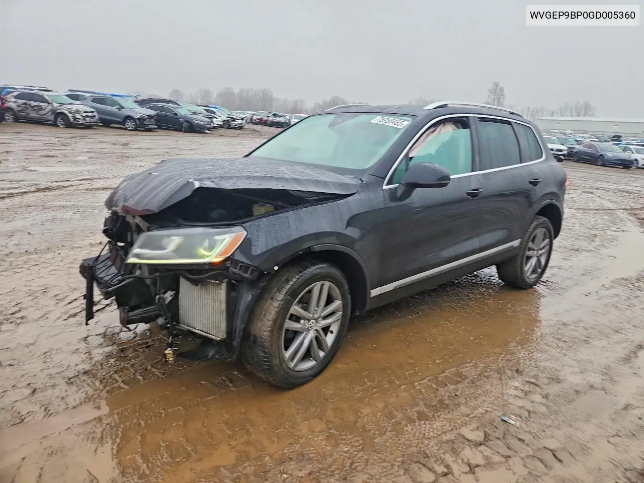2016 Volkswagen Touareg Tdi VIN: WVGEP9BP0GD005360 Lot: 78230455