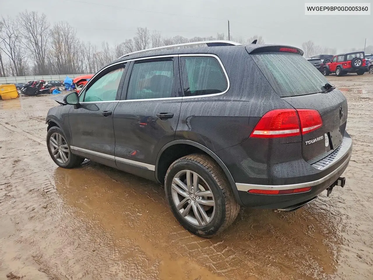 2016 Volkswagen Touareg Tdi VIN: WVGEP9BP0GD005360 Lot: 78230455