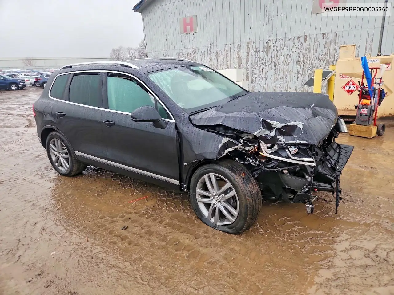 2016 Volkswagen Touareg Tdi VIN: WVGEP9BP0GD005360 Lot: 78230455