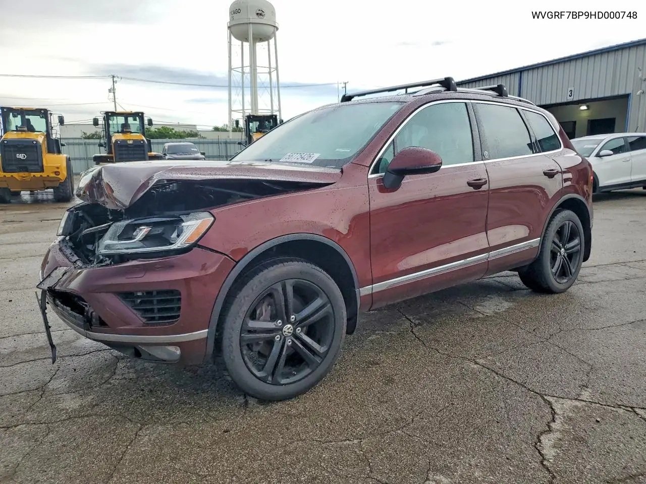 2017 Volkswagen Touareg Wolfsburg VIN: WVGRF7BP9HD000748 Lot: 56775426