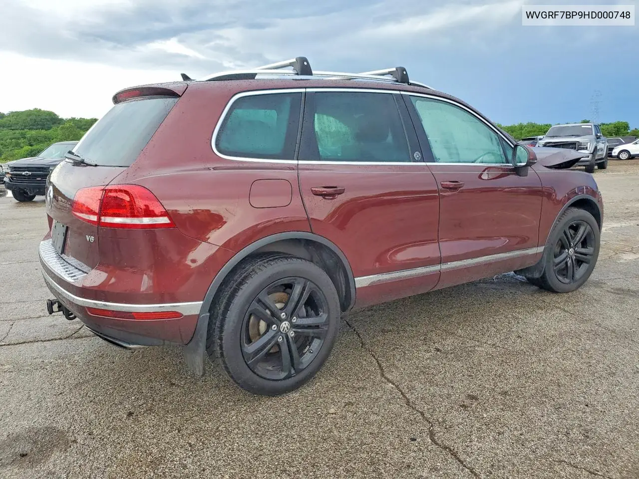 2017 Volkswagen Touareg Wolfsburg VIN: WVGRF7BP9HD000748 Lot: 56775426