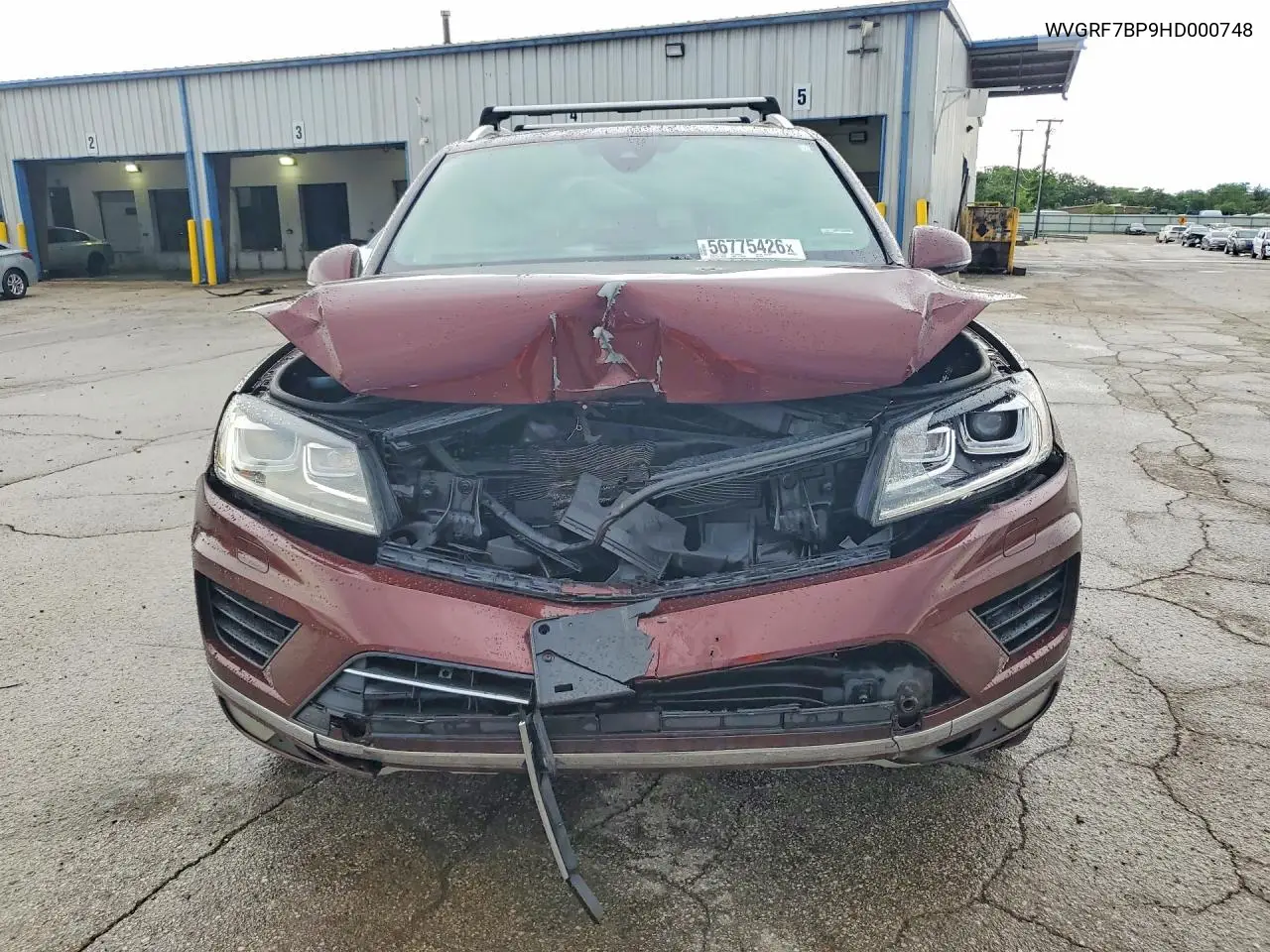 2017 Volkswagen Touareg Wolfsburg VIN: WVGRF7BP9HD000748 Lot: 56775426